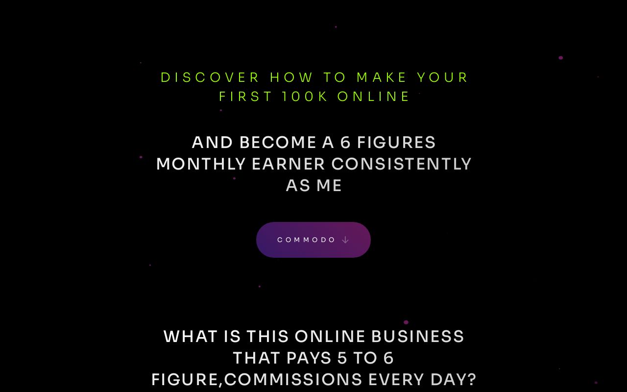 Making money online